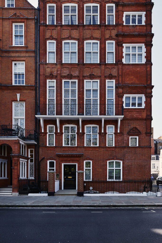 front elevation of Chelsea apartment luxury refurbishment