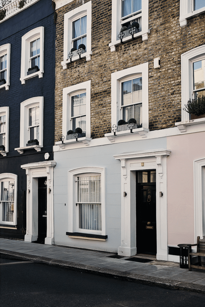 Exterior of London Town House Luxury Refurbishment